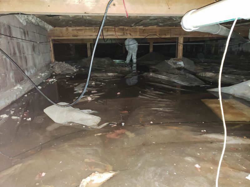 Encapsulated Crawlspace Floor